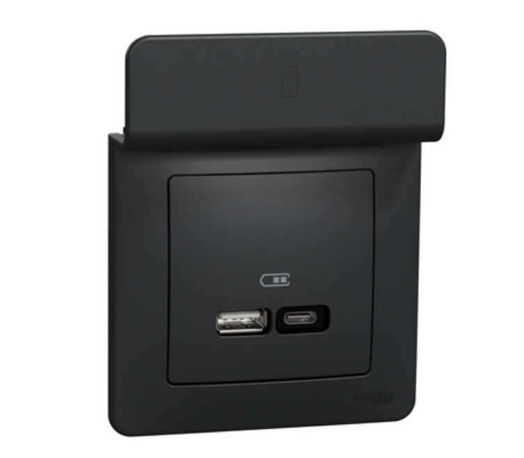 schneider electric Sedna design usb laadija a+c 3a 21w antratsiit