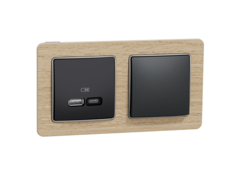 schneider electric Sedna design usb laadija a+c 3a 21w antratsiit