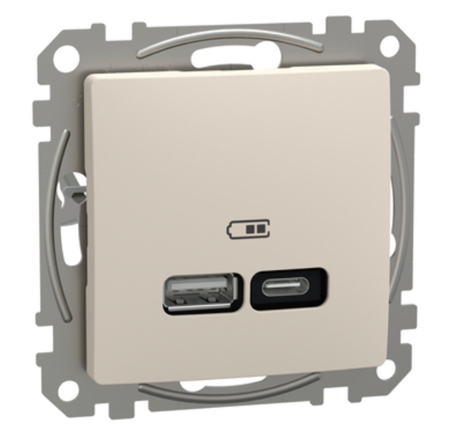 SEDNA DESIGN USB LAADIJA A+C 3A 21W BEEŽ