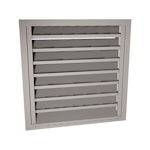 OUTDOOR AIR GRILLE USS- 500x500, GREY