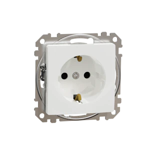 schneider electric Kontaktligzda z/a sedna bezskrūvju 16a 250v balta