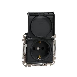 schneider electric Kontaktligzda z/a sedna bezskrūvju 16a 250v ip44 antr.