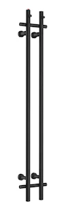 rej design Electr.towel dryer rej vivo e 20122 lt black