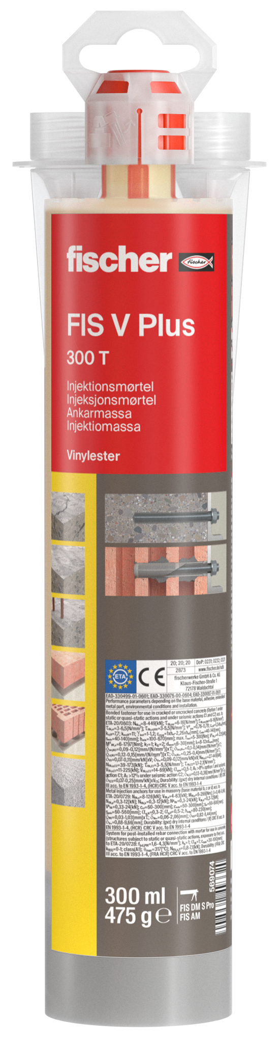 FORANKRINGSMØRTEL FIS V PLUS 300 T