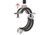 fischer Pipe clamp frs-l universal zn 53-59mm m8/m10 quicklock/insul