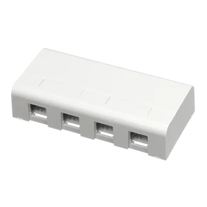 schneider electric Actassi montasjeboks 4x rj45 wde002046