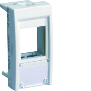 hager Kanavadatarasia hager ws202 1xrj45 keystone 1m va