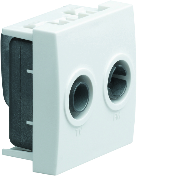 hager Antennuttag systo ws253 1db t tv/r 862mhz vit