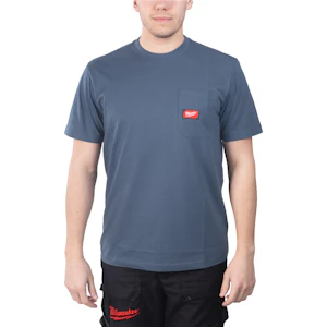 milwaukee Work t-shirt milwaukee short blue wtssblu-xl