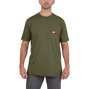 milwaukee Arbetst-shirt milwaukee arbetströja kort grön wtssgrns