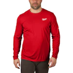 SHIRT MILWAUKEE WARM WEATH LONG RED WWLSRD-M