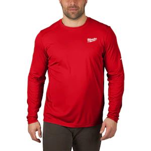 milwaukee Shirt milwaukee warm weath long red wwlsrd-s