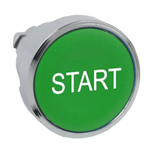 schneider electric Tr.napphode grønn,merk. start zb4ba333