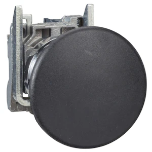 schneider electric Soppknapp m/fjærretur sort 1no xb4bc21