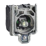 Lystrykkropp i metall 1xNO+1xNC universell LED 230V