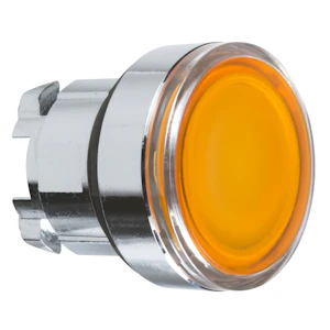 schneider electric Trykkn.hode gul transp.etikett zb4ba58