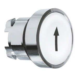 schneider electric Tr.napphode hvit med sort pil zb4ba334