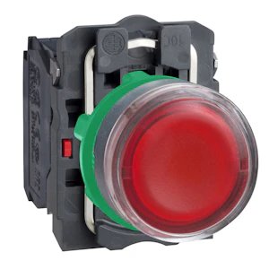 schneider electric Lystrykkn.rød 24vac/dc 1nc+1no xb5aw34b5