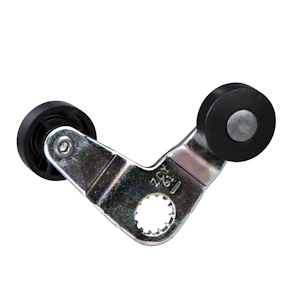 telemecanique Arm, dobb. m/plasthjul, 2 spor zcy61