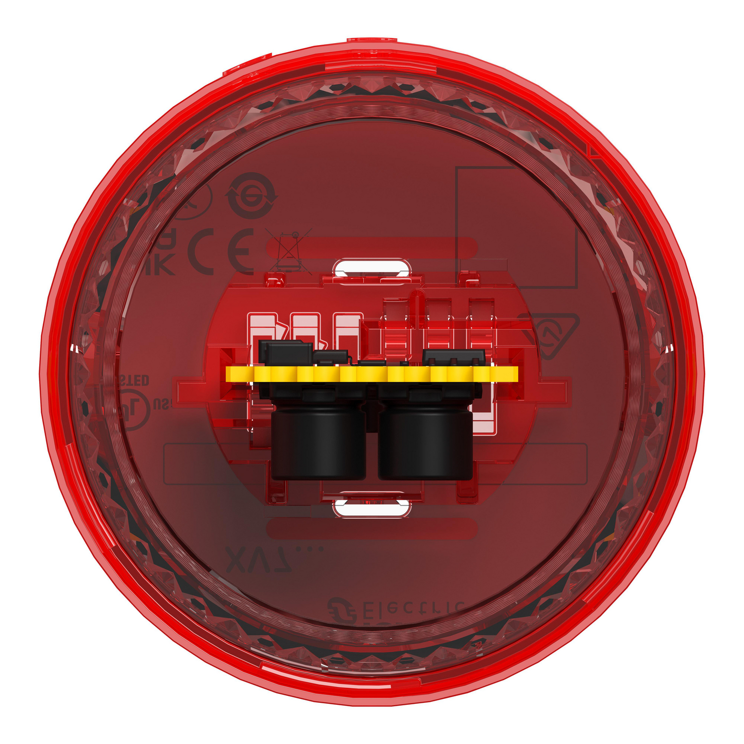 schneider electric Signal light harmony flashing red colored lens