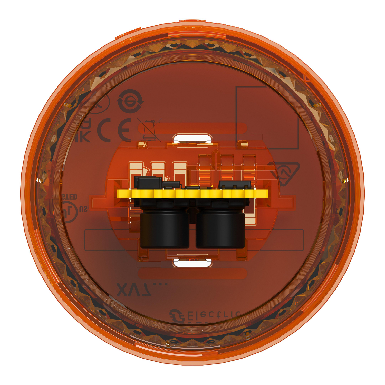 schneider electric Signal light harmony flashing orange colored lens