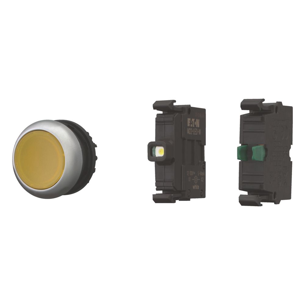 eaton Lamptryckknapp plan m22-dl-y-k10led-bvp