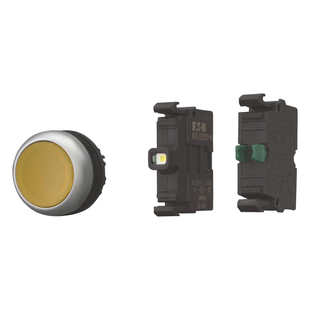 eaton Lamptryckknapp plan m22-dl-y-k10led230-bvp