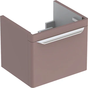 geberit Cabinet for washbasin myday high-gloss taupe