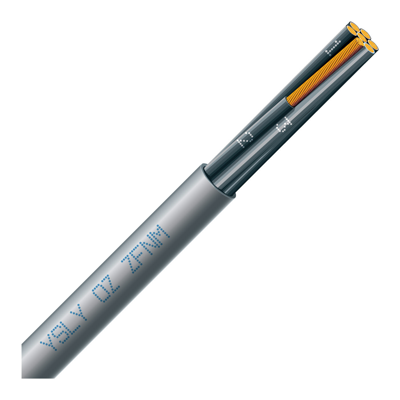 onnline Styrkabel onnline ysly-oz 2x1,5 grå d500 eca