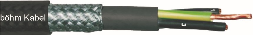 böhm kabel Control cable emc 1 kv yslycy-oz 1 kv 2x0,75 bla d500
