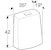 ido Toilet cistern ido