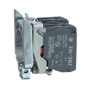 schneider electric Trykkn.kropp m/kont.elem. 2nc zb4bz104
