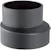geberit Supistusyhde geberit pe 90x50mm lyhyt epäkesko