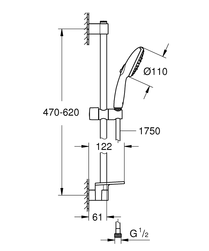 grohe Shower set grohe 27600003 tempesta 110