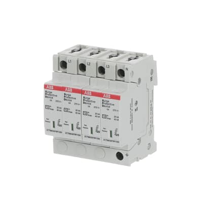 abb Surge arrester household ovr t2 4-pole plug-in