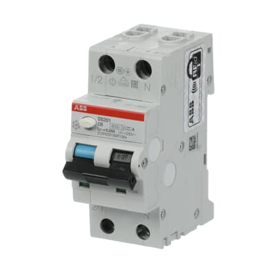 abb Residual current device ds200 2-pole c-char. 6a 30ma