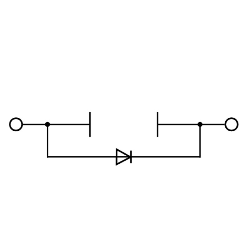 weidmüller Test/bryte terminal med diode