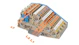weidmüller Multi level instalasjonsklemme aitb 2.5 bb l-l-pe