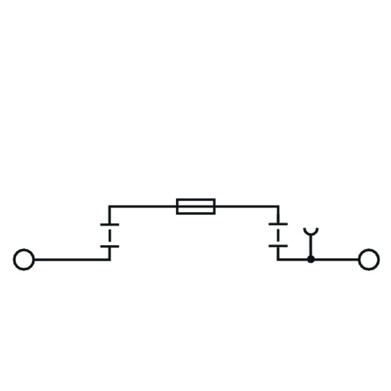 weidmüller Sikringsklemme 6 mm², push-in