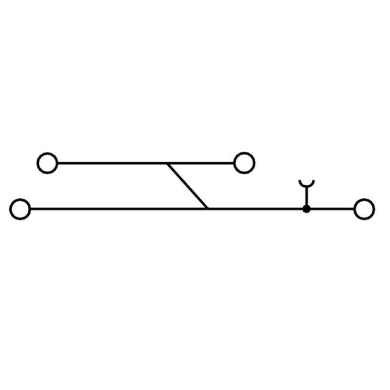 weidmüller Etasjeklemme 2.5 mm², skrutilkobling, beige