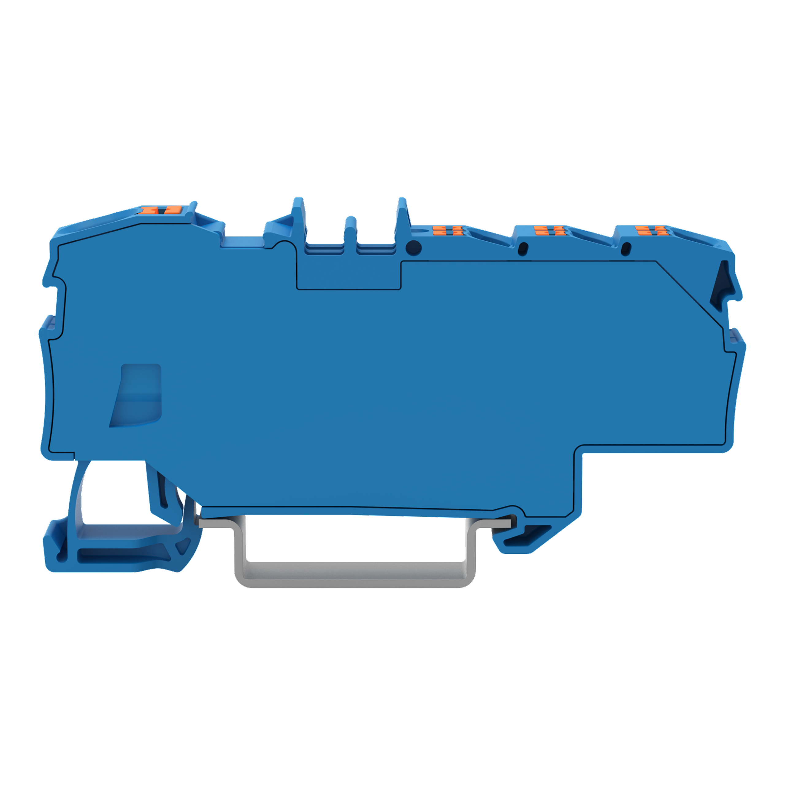 wago Tapping connector 1x6(10)mm2/6x1.5(2,5)mm2 blue