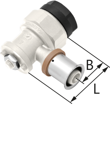 kan-therm Sieninė alkūnė press ppsu kan 20xg1/2" , k-905001