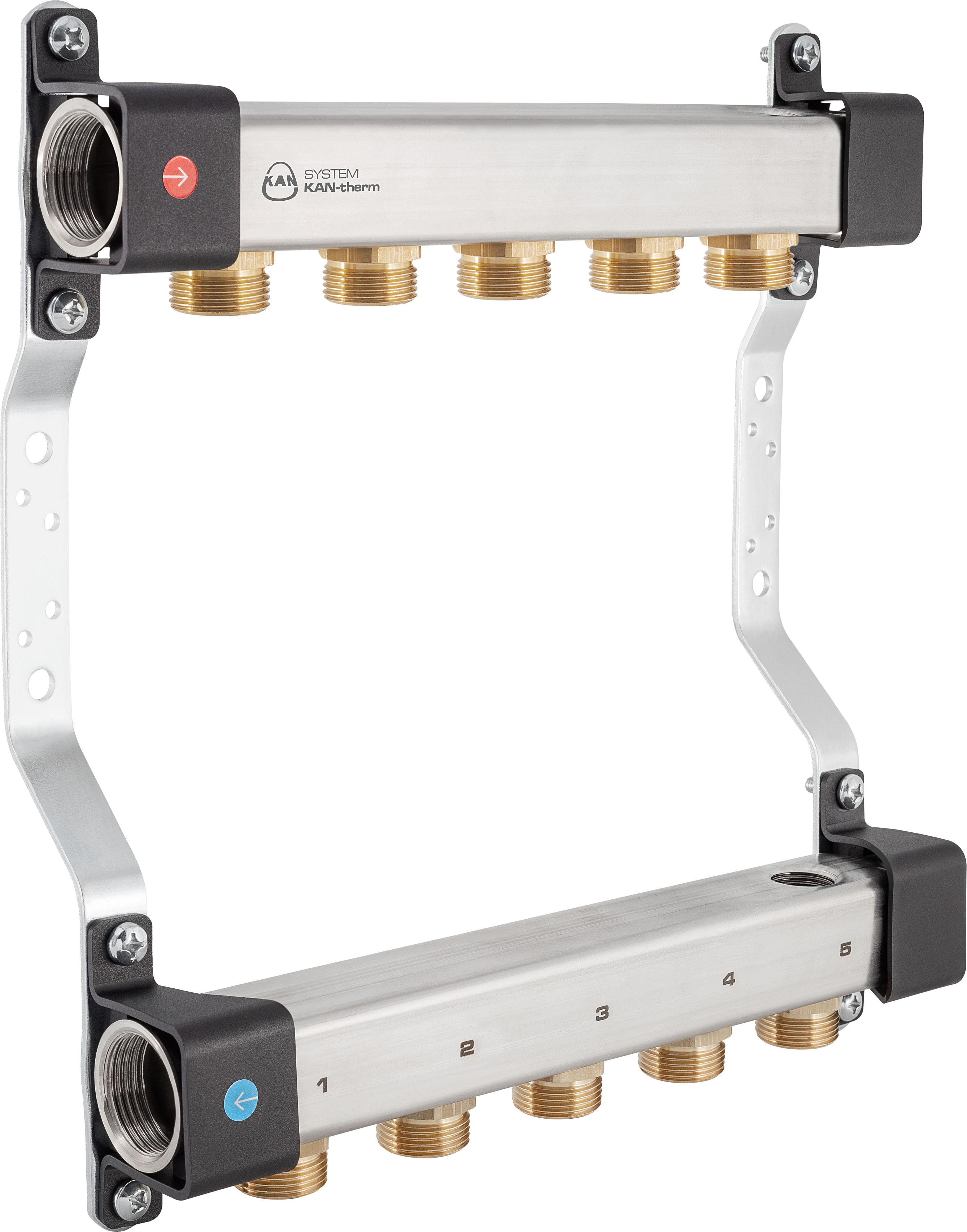 KAN INOXFLOW KOLEKTORIUS RNN 1" 2+2 NEREG., INOX