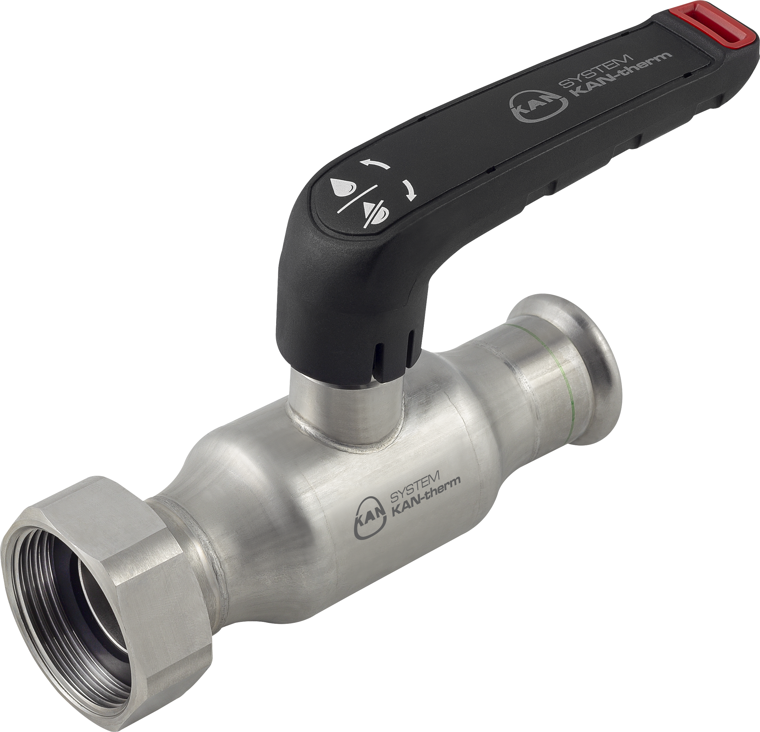 PRESUOJAMAS VENTILIS, KAN 15x3/4", INOX, AISI316