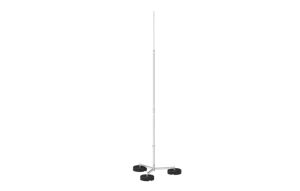 elko-bis Zibens uztveršanas masts 3,0m uz 3 pamatnes