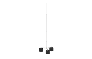 elko-bis Zibens uztveršanas masts 3,5m uz 9x16kg pamatnes