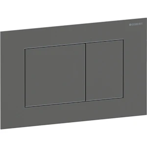 geberit Huuhtelupainike geberit sigma40 square musta kromi