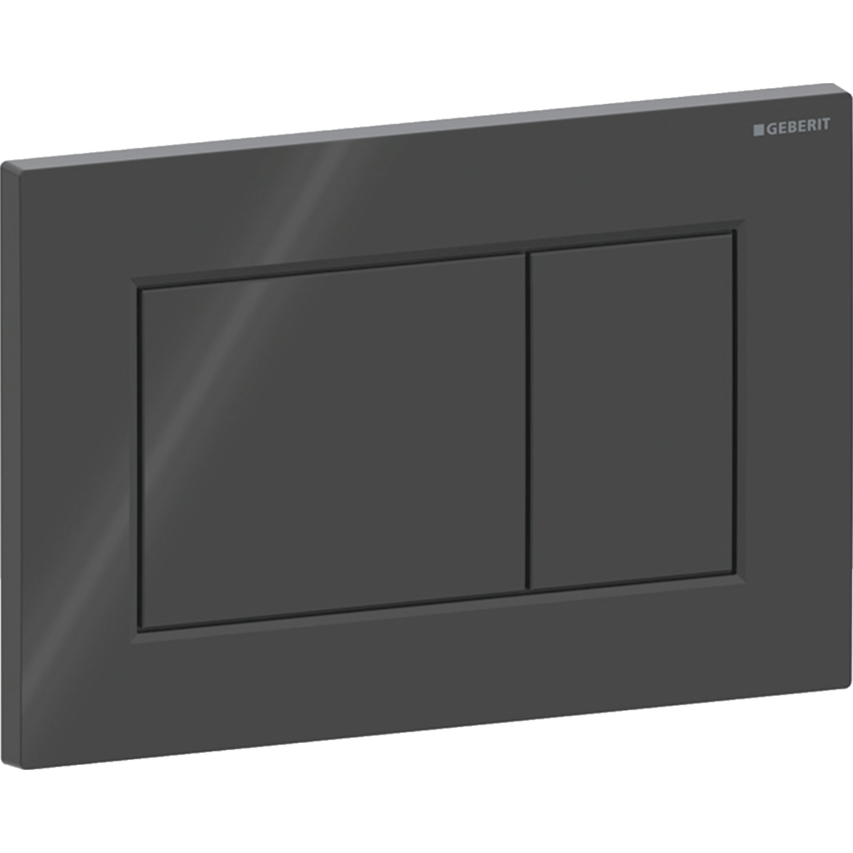 HUUHTELUPAINIKE GEBERIT SIGMA01 SQUARE MUSTA