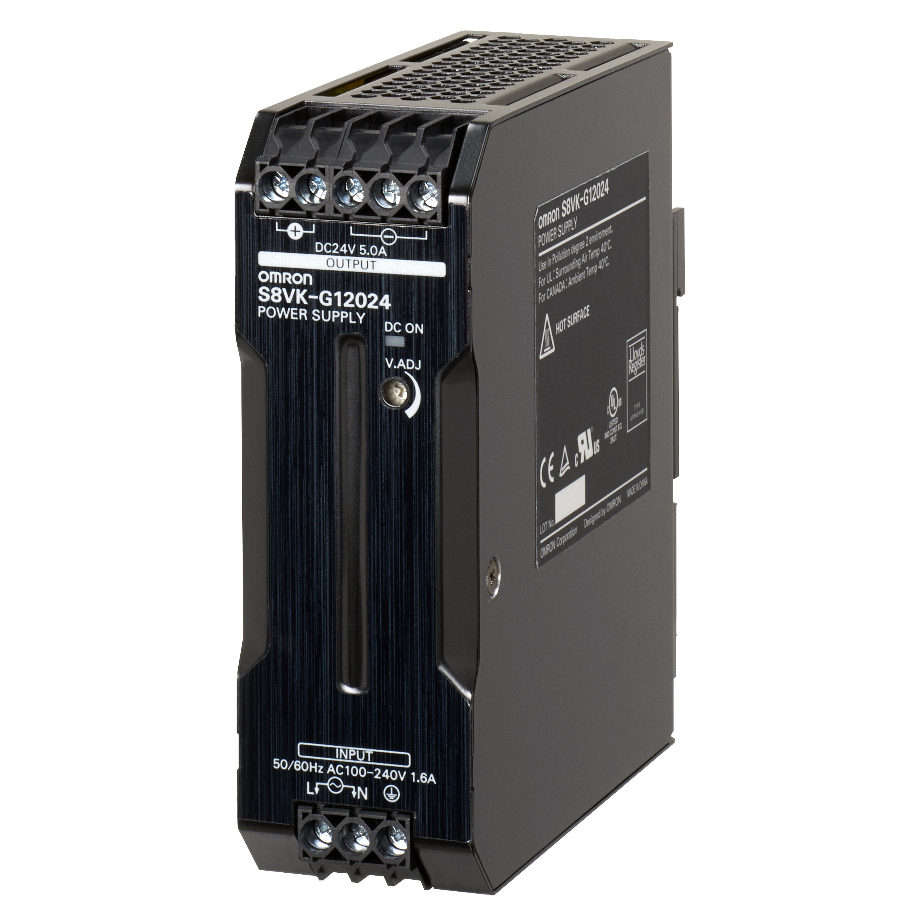 S8VK-G STRØMF. 120W,24VDC,5A S8VK-G12024