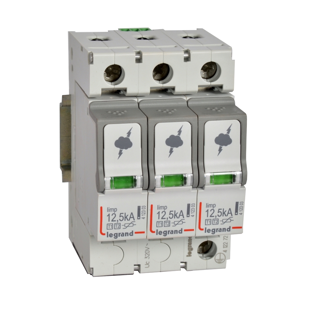 LIIGPINGEPIIRIK SPD T1+T2 12,5kA 3P + SD